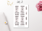 Preview: Skript Sticker Monate, Jahreszeiten